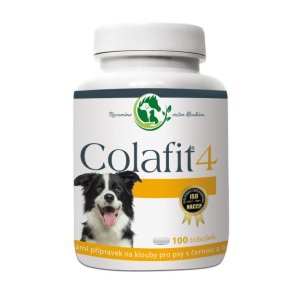Colafit 4 čierna a biela srsť, 100 tob