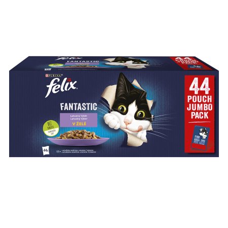 Felix Fantastic sáček Multipack kurča, hovädzie, losos, tuniak 44 x 85 g
