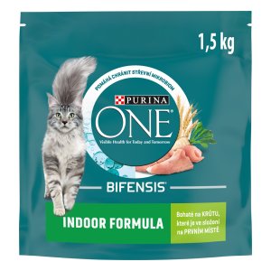 Purina One Bifensis Indoor s morčacím a celozrnnými obilninami 1,5 kg