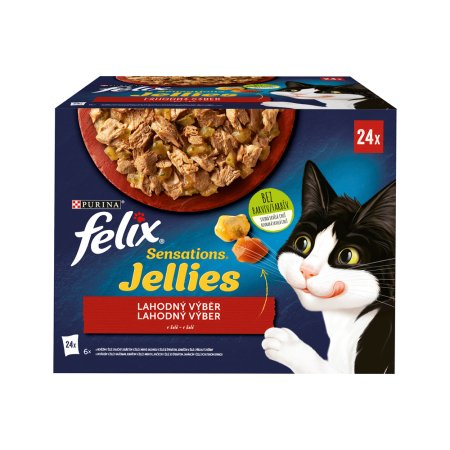 Felix Sensations Jellies masový výběr 24 x 85g
