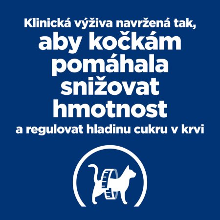 Hill’s Prescription Diet m/d Starostlivosť pri cukrovke vrecko pre mačky 12 x 85 g