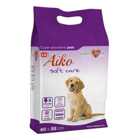 Podložka absorbčná pre psov Aiko Soft Care 60x58cm 14ks