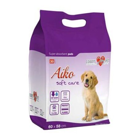 Podložka absorbčná pre psov Aiko Soft Care 60x58cm 30ks