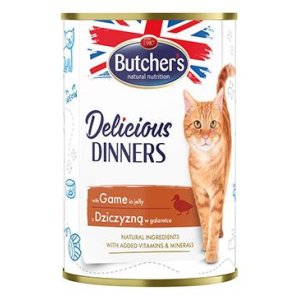 Butcher's Cat Delicious jelenia v želé konz. 400g