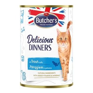 Butcher's Cat Delicious rybie v želé konz. 400g