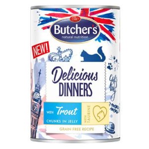 Butcher's Cat Delicious rybie v želé konz. 400g