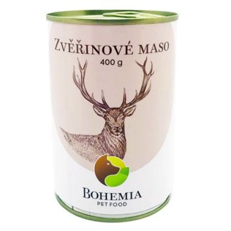 Bohemia Pet Food Zverinové mäso vo vlastnej šťave 400 g