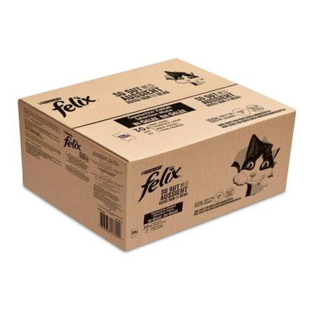 Felix Fantastic vrecko Multipack hovädzie/ kurča/ tuniak/ losos 120 x 85 g