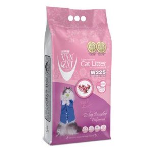 Podstielka Vancat stelivo bentonit Baby Powder 5kg