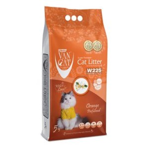 Podstielka Vancat stelivo bentonit Orange 5kg