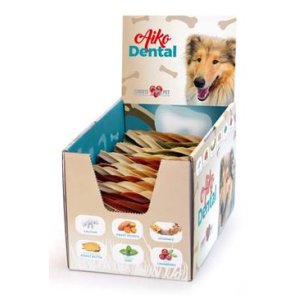 Dental Dual color Twisted Stix 12,5 cm/100 ks box