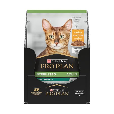 Pro Plan Cat Sterilised vrecko kurča 26 x 85 g