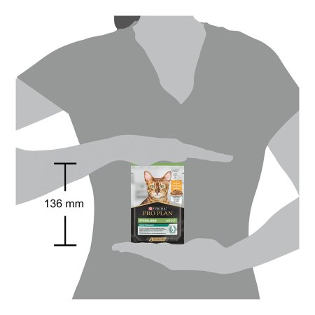 Pro Plan Cat Sterilised vrecko kurča 26 x 85 g