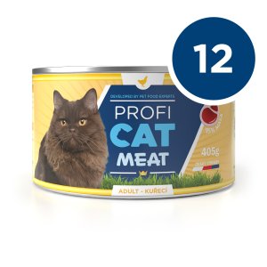 ECO PACK PROFICAT konzerva kuracie 405g 12 KS