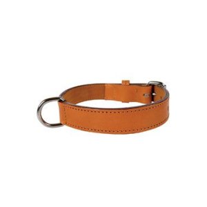 Obojok pes pravá koža 50cm sv.hnedý Zolux