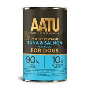 AATU Dog Tuna n Salmón konzerva 400g