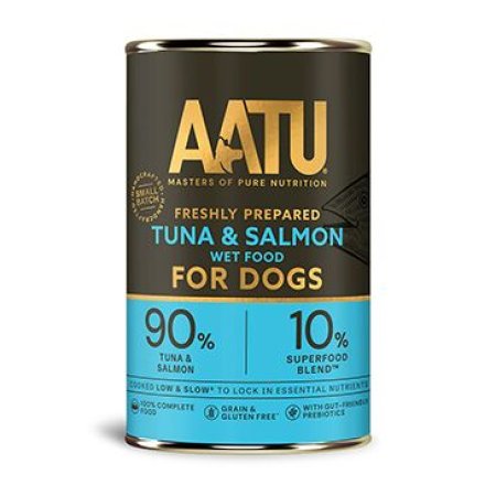 AATU Dog Tuna n Salmón konzerva 400g