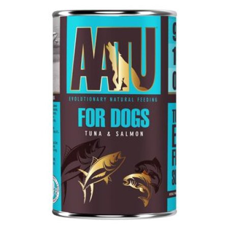 AATU Dog Tuna n Salmón konzerva 400g