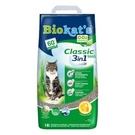 Podstielka Biokat’s Classic Fresh 18L