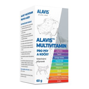 ALAVIS Multivitamín pre psy a mačky 60g