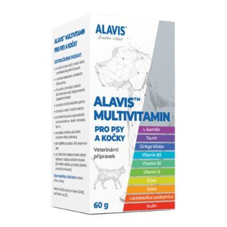 ALAVIS Multivitamín pre psy a mačky 60g