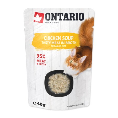 ONTARIO Cat Soup Chicken with vegetables 40g