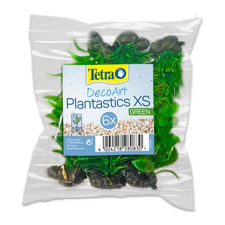 Rastliny TETRA DecoArt Plantastics XS zelené 6ks