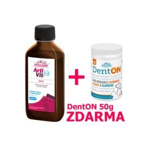 VITAR Veterinae Artivit Sirup 200 ml + DentON 50 g