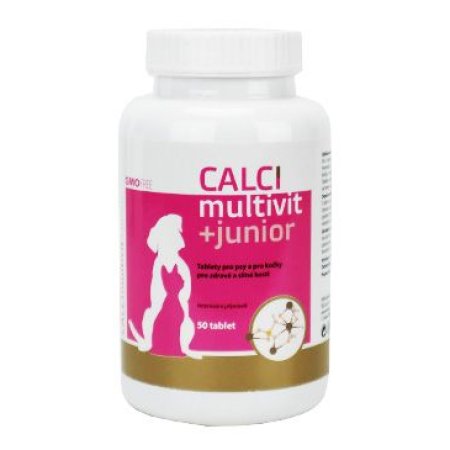 CALCImultivit+junior tablety pre psy a mačky 50 tbl