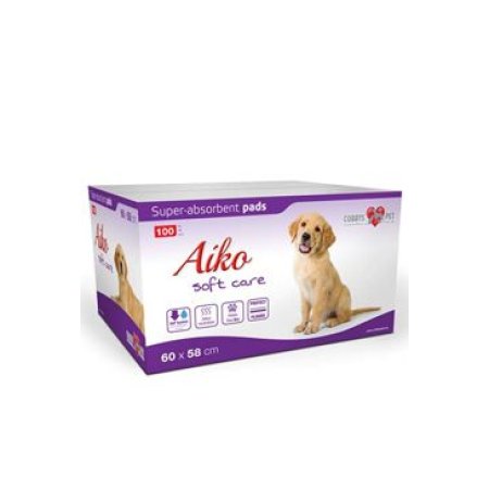 Podložka absorb. pre psov Aiko Soft Care 60x58cm 100ks