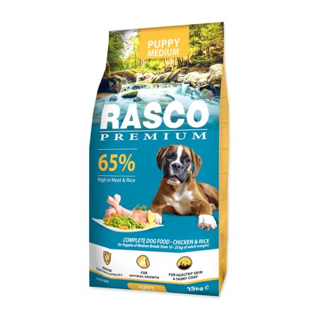 RASCO Premium Puppy/Junior Medium 15 kg