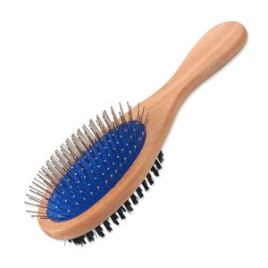 Kefa DOG FANTASY s hrotmi a nylonom obojstranná drevená L 23 cm