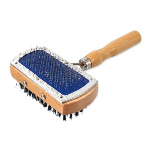 Kefa DOG FANTASY s drôtikmi a nylonom obojstranná hranatá 17 cm