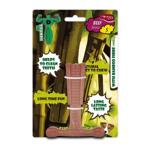 Hračka Mr.DENTAL žuvacia bambone kladivo hovädzie S