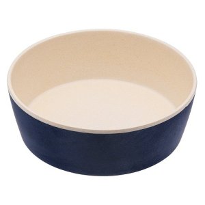 Miska pre psa, BecoBowl - Bambusová-midnight-blue-L