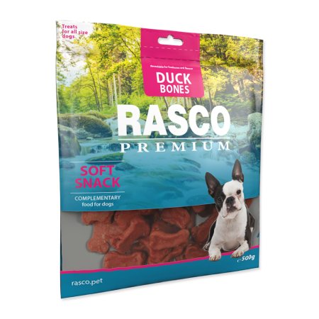 Pochúťka RASCO Premium mini kosti z kačacieho mäsa 500g
