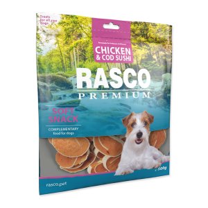 Pochúťka RASCO Premium sushi z kurčaťa a tresky 500 g