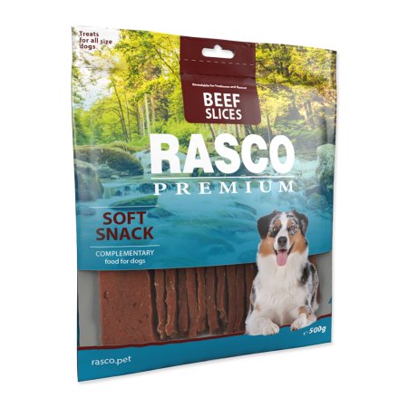 Pochúťka RASCO Premium plátky z hovädzieho mäsa 500g