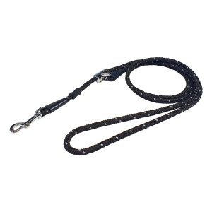 PROFIZOO Vodítko predlžovacie REFLEXNÉ lano (10mm x 270cm) čierna