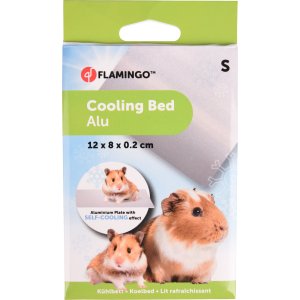 Flamingo Chladiaca hliníková podložka pre hlodavce veľ. S 12x8x0,2cm