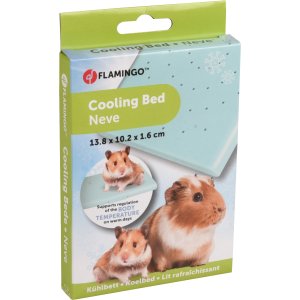 Flamingo Chladiaca podložka pre hlodavce plastová s vnútorným plnením 14x10x1, 6cm