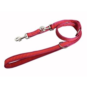 PROFIZOO Vodítko prepínací popruh REBRÍK (20 mm x 240 cm) fuchsie