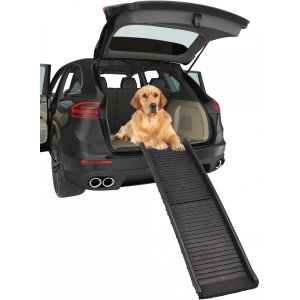 Flamingo Rampa pre psov do auta čierna 156x40x15cm