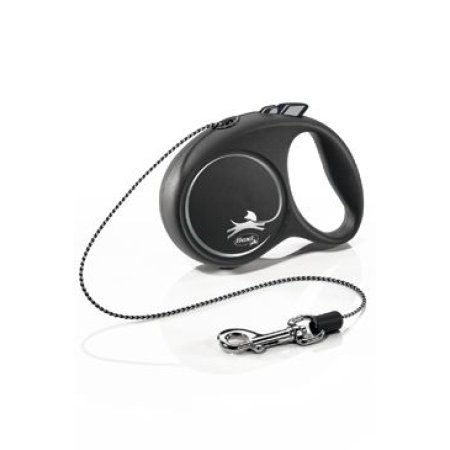 Vodítko Flexi Black Design XS lanko 3m/8kg čierna