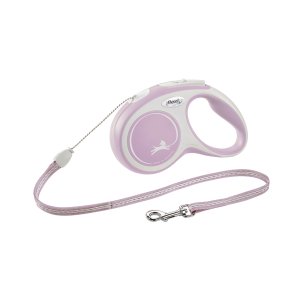 Vodítko Flexi New Comfort S lanko 5m/12kg ružová