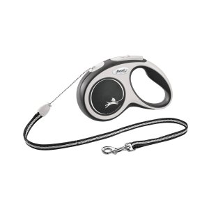 Vodítko Flexi New Comfort S lanko 5m/12kg čierna