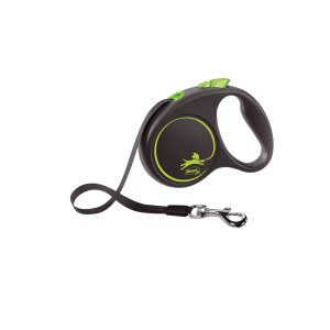Vodítko Flexi Black Design S opasok 5m/15kg zelená