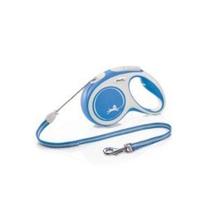 Vodítko Flexi New Comfort M lanko 5m/20kg modrá