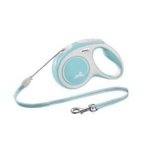 Vodítko Flexi New Comfort M lanko 5m/20kg svetlo modrá