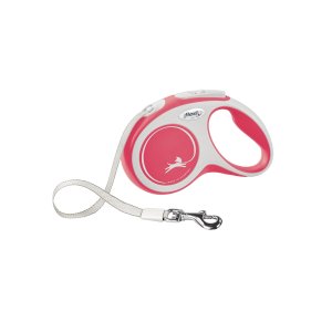 Vodítko Flexi New Comfort S opasok 5m/15kg červená
